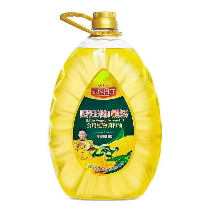 腾龙公司官方网站 压榨玉米油 橄榄香 食用植物调和油 5L